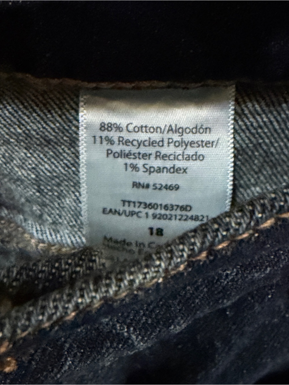 Time and Tru Dark Blue Denim Jean Shorts - Picture 4 of 5